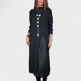 Alda - Conjunto Elegante Completo (malla larga + vestido)